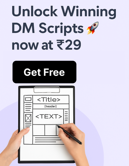 DM Templates & Cold Outreach Scripts — Now ₹29