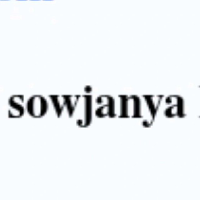 sowjanya